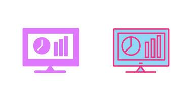Online Stats Icon vector