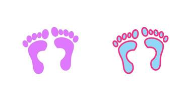 Foot X ray Icon vector