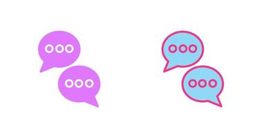 Chat Conversation Icon vector