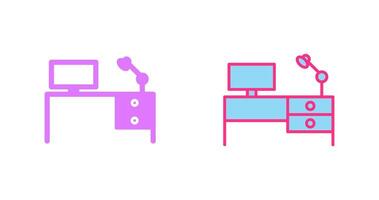 Study Desk I Icon vector