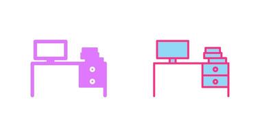 Study Desk II Icon vector