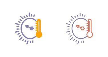 temperatura indicador icono vector