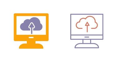 Cloud Backup Icon vector