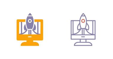 Business Launch Icon vector