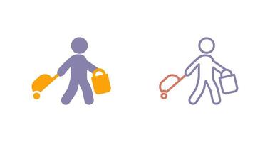 Carrying Bag Icon vector