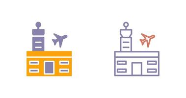 Airport Building Icon vector