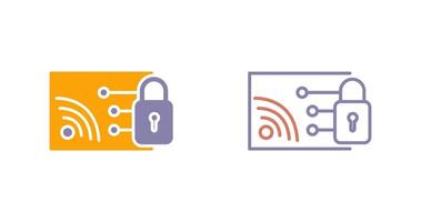 Protected WiFi Icon vector