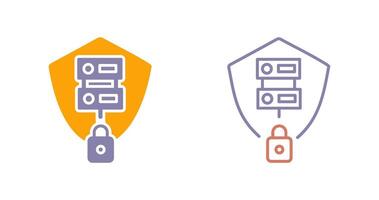 Secure Server Icon vector