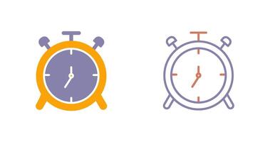 icono de reloj despertador vector