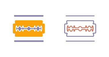icono de hoja de afeitar vector