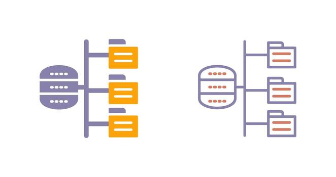 Data Structure Icon vector
