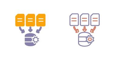 Data Processing Icon vector