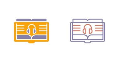 Audio Book Icon vector