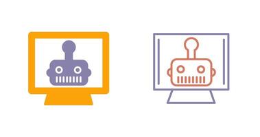 Artificial Bot Icon vector