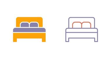 doble cama ii icono vector