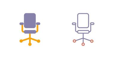 oficina silla ii icono vector