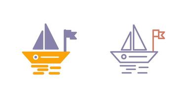 Small Boat Icon vector