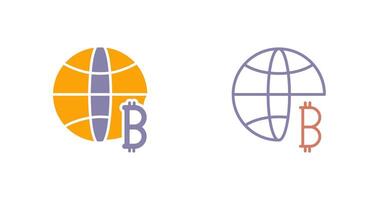 Bitcoin Placeholder Icon vector