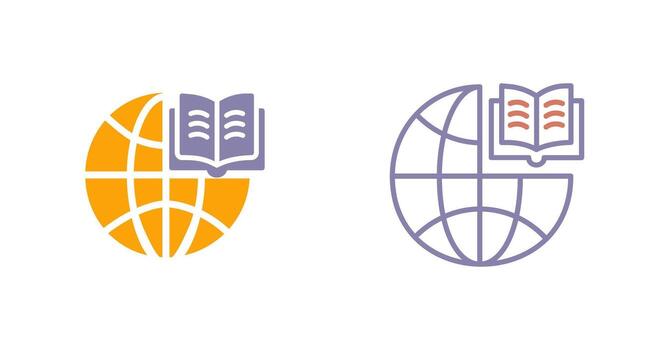 E Learning Icon vector