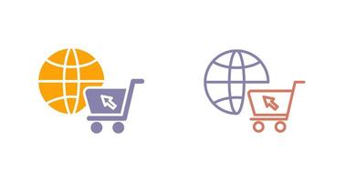 E commerce Online Store Icon vector