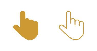 Raised Finger Icon vector