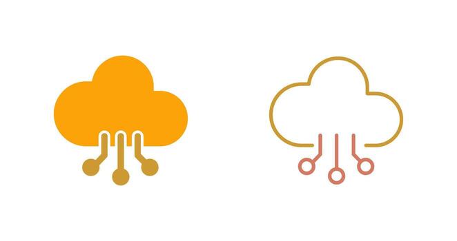 Cloud Computing Icon vector