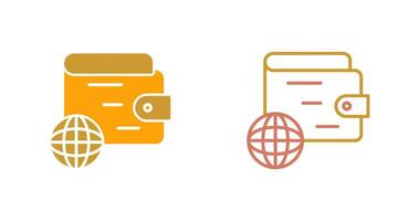 E wallet Icon vector