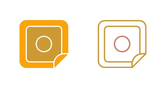 Nicotine Patch Icon vector