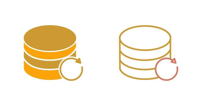 Backup File Icon vector