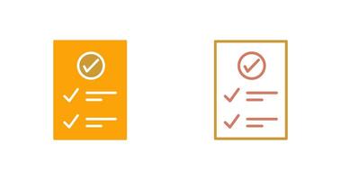 Check Up List Icon vector