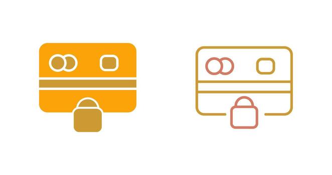 Card Protection Icon vector