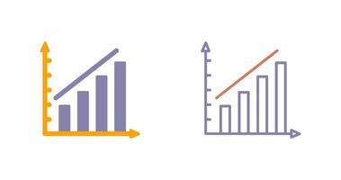 Ascending Bar Icon vector