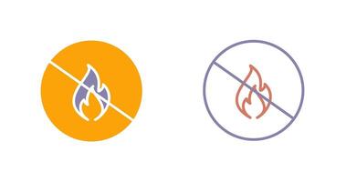 Danger of Flame Icon vector