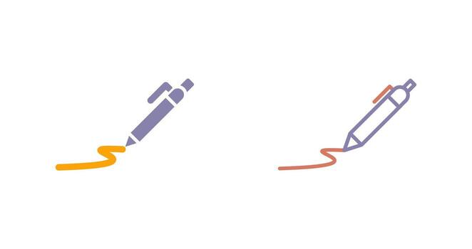 dibujar icono de curva vector