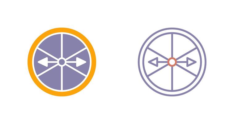 Roulette with Arrow Icon