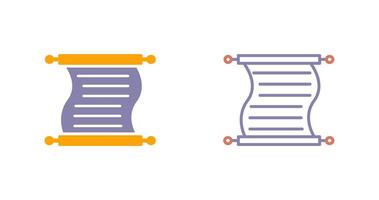 Scroll of Paper Icon vector