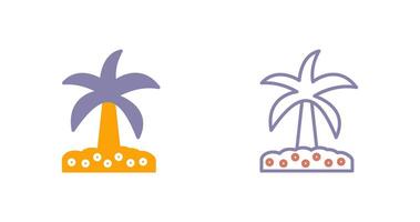 Coconut trees Icon vector