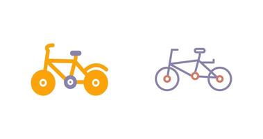 bicicleta yo icono vector