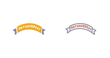 Oktoberfest Banner Icon vector