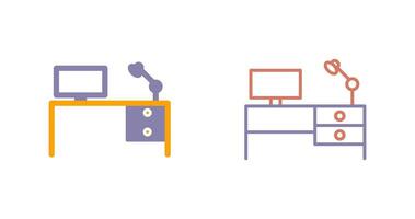 Study Desk I Icon vector