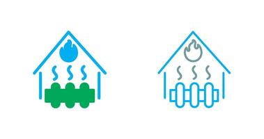 Heating System Icon vector