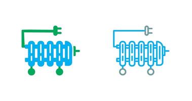 Oil Heater Icon vector