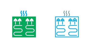 Underfloor Heating Icon vector