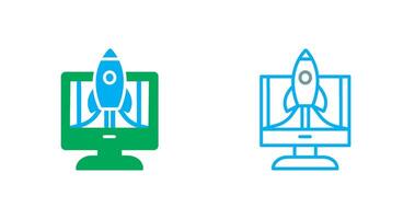 Business Launch Icon vector