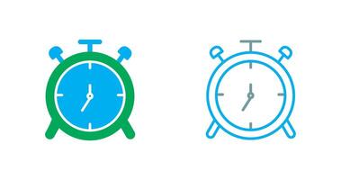 icono de reloj despertador vector