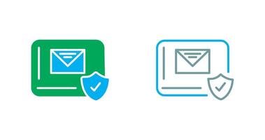 Mail Protection Icon vector