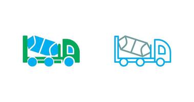 Cement Truck Icon vector