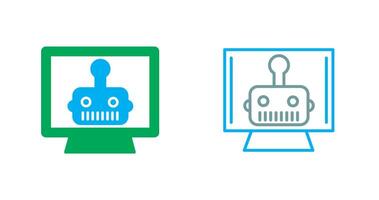 Artificial Bot Icon vector