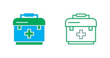 First Aid Bag Icon vector