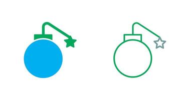 Exploding Cannon Ball Icon vector